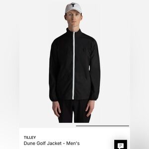 Tilley Dune Golf Jacket, Lightweight, Rain Repellent, SPF 50. Size S. NWT